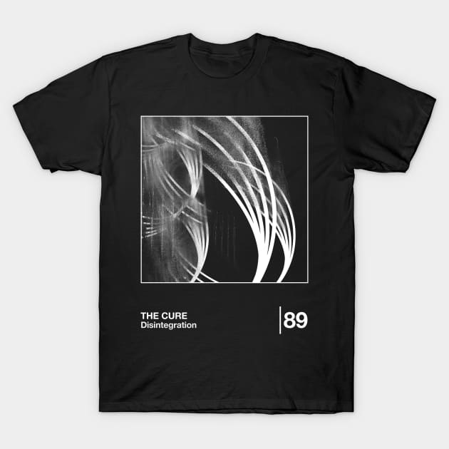 Disintegration / Minimalist Style Graphic Design T-Shirt by saudade